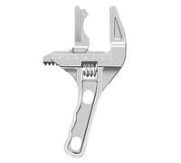 Chiave per lavandino, utensili manuali multiuso per miglioramenti della | Chiave regolabile da 0,5 a 6,9 cm per idraulica, tubi, scarico, lavandino, doccia, rubinetto, valvola auto, spazzatura