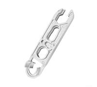 Chiave per lavello con testa regolabile per aeratori per rubinetto, in lega di alluminio, 180 mm, impugnatura ergonomica antiscivolo per cucina, bagno, impianto idraulico, scarico WC e vasca da bagno