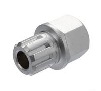 Chiave per lucchetto ruota per Passat per Golf 9 denti argento blocco ruota dado metallo 54 denti per passat antifurto dadi ruota chiave per golf nuovo blocco dado ruota inserto 3 x 1,7 cm 54 denti