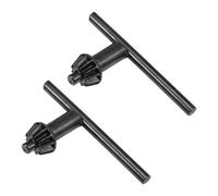 Chiave per mandrino 6 mm, 12 denti, per mandrino da trapano da 1,5-13 mm, colore nero, 2 pezzi