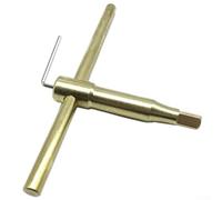 Chiave per mandrino per tornio da 10 mm, 12 mm, 14 mm, con manico a T, chiave in acciaio temprato 40CR per mandrini per trapano, strumento di precisione di lunga durata per CNC e lavorazione dei