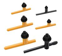 Chiave per mandrino per trapano, 6 misure, chiave di ricambio per trapano a pressione, chiave per trapano elettrico, strumento di bloccaggio di 4 mm, 6 mm, 10 mm, 13 mm, 16 mm, 20 mm di diametro