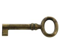 Chiave per mobile ottone antico mm. 30 metal style $30