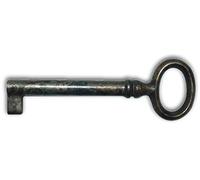 Chiave per Mobili Ottone Antico 33718 Metal Style 24x71 mm