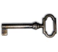 Chiave per Mobili Ottone Antico 33727 Metal Style 27x61 mm