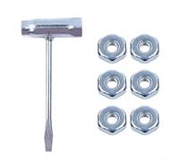 Chiave per motosega 2 in 1 con cacciavite combinato e chiave per la sostituzione del dado a barra con bussola da 13-19 mm