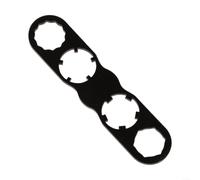 Chiave per pedali per bicicletta con ingegneria per LOOK For KEO serie completa, realizzata in lega per longevità e manutenzione accurata del pedale (nero)