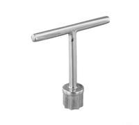 Chiave per piastre marine, chiave a stella con impugnatura a T per coperture boccaporto, riempitrici di carburante, in acciaio inossidabile 316, resistente alla corrosione, 101 x 90 mm, argento (1