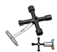 Chiave per porta tascabile, chiave dinamometrica per armadietti, chiavi dinamometriche da 7,1 cm, chiavi dinamometriche compatte in acciaio, chiavi dinamometriche per armadi di controllo elettrici per