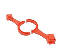 Chiave per Raccordi per Fognature per, Strumento Universale Efficiente per Tappi da 3" e 4" Arancione, Adatto per Il Disagio alle Mani