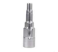 Chiave per radiatore a 5 gradini compatibile con azionamento a cricchetto da 1/2 pollici per regolazione valvola radiatore rimozione e manutenzione del raccordo del tubo