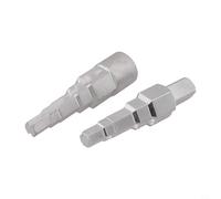 Chiave per radiatore a gradini 10 21 mm per impugnatura a cricchetto da 1/2 pollici, chiave Spud in acciaio al carbonio con denti a due lati, set di utensili per valvola del radiatore regolabile