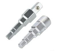 Chiave per radiatore a gradini da 1021 mm, con 2 raccordi di varie dimensioni 10 mm/11 mm/12 5 mm/16 mm/21 mm per impugnatura a cricchetto da 1/2 pollici, materiale in acciaio al carbonio