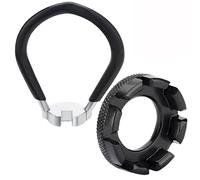 Chiave per Raggi Bicicletta Universale, Bicicletta Tiraraggi, Strumento di Regolazione Cerchioni 6 in 1, Chiave per Raggi 10-15G, per Mountain Bike e Bici Elettriche, Kit di Manutenzione Professionale