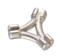 Chiave per raggi della bicicletta, accessorio ergonomico compatto a 3 vie, strumento per cerchioni in acciaio, per riparazioni di fabbriche, viaggi, garage, all'aperto, manutenzione di officine