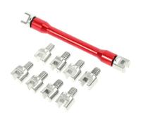 Chiave per Raggi per Bicicletta da Cross, 5.0-6.8 MM | Alluminio e Ferro, Scatola, Regolazione Semplice dei Raggi, Stabilità e Durata per Uso su Ruote Rosse