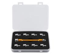 Chiave per raggi per moto,chiave dinamometrica per raggi per moto, chiave per raggi per moto, set di chiavi CNC 5.0-6.8 lunghezza 93 mm/3.7 pollici per la maggior parte delle moto(D'ORO)