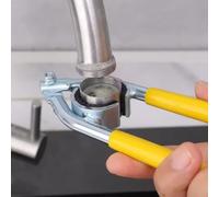 Chiave per rimozione aeratore per rubinetti da cucina e bagno, in lega di acciaio al carbonio, con impugnatura in gomma antiscivolo, 165 mm FA