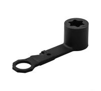 Chiave per rimozione pasta Bimby TM21, chiave di smontaggio in plastica con apertura a fiore e funzione apriscatole, cucina verde e nera (nero)