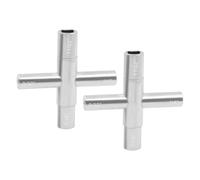 Chiave per rubinetto multiuso in acciaio al carbonio a forma di croce, rubinetto, più ergonomica per una presa comoda durante l'uso del rubinetto