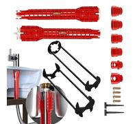 Chiave per rubinetto - Strumenti di installazione di impianti idraulici - Set di chiavi multiuso per tubi, doccia, vasca,