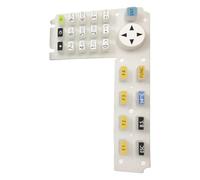 Chiave per schermo LCD in silicone morbido per Total Station Ts02 Ts06 Ts15 Gm52 Im52 Rjp-Im55 per Es602G Gts1002 Nik N2 N5 K2 Sostituzione elettrica fai da te per la manutenzione dello strumento di