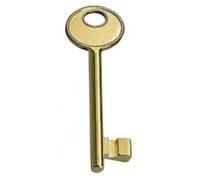 Chiave per serratura AGB patent colore ottone lucido verniciato CIFRATURA N.11. Apre tutte le serrature patent AGB N.11