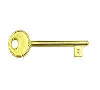 Chiave per Serrature a Incasso AGB. (CIFRATURA N. 9, Ottonato)