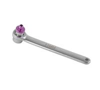 Chiave per Spurgo Freni Argento + Rossa, 11mm Chiave per Spurgo Frizione Liquido Freni Strumento di Spurgo per Sistema Frenante in Acciaio per Auto Camion Moto