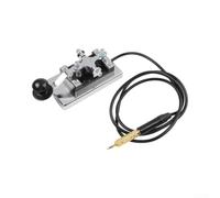Chiave per telegrafo K4 resistente da 6,5 mm per codice Morse con contatti argentati per comunicazioni CW radio prosciutto (3,5 mm)