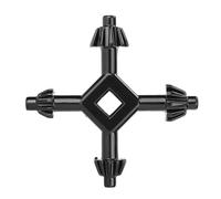 Chiave per trapano - Strumento di serraggio a forma di croce, regolatore di morsetto per trapani elettrici, ganasce di dimensioni per compatibilità con più modelli e impugnatura antiscivolo