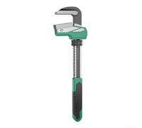 Chiave per tubi compatta di tipo F con apertura a morsetto ad angolo retto per una presa regolabile del tubo, adatta per uso idraulico professionale (80 mm)