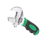 Chiave per tubi compatta in lega di acciaio, design a doppia testa, per riparazioni in spazi ristretti, impianti idraulici del bagno e manutenzione degli elettrodomestici, manico corto