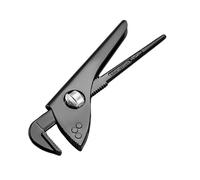 Chiave per tubi in acciaio al carbonio ad alto tenore di carbonio, impugnatura comoda, per serraggio/allentamento del tubo, riparazioni domestiche e auto, manutenzione automobilistica