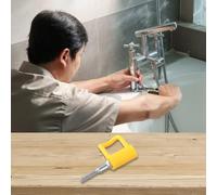 Chiave per valvole ad angolo per spazi ristretti, 20 mm/25 mm, strumento idraulico compatto con anima in acciaio al carbonio e corpo in plastica, compatibile con angolo (A)