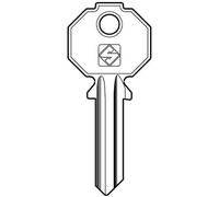 CHIAVE PIATTA PREFER PF072 SILCA - OTTONE NICHELATO- 10 pezzi