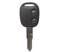 Chiave pieghevole compatibile con Chevrolet Aveo Kalos Spark Beat Epica Lova Sail Matiz Holden Barina Daewoo 2 pulsanti custodia telecomando @Pro-Plip (lama sinistra)