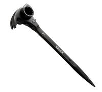 CHIAVE POLIGONALE A CRICCHETTO REVERSIBILE 21-22 mm PER PONTEGGIO IN ACCIAO CHROME VANADIUM BRUNITO VALEX