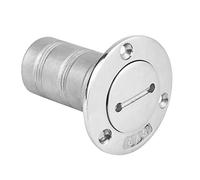 Chiave portuale in acciaio inox, simile allo specchio, alla catena di ritenzione per barca, riempimento di copertura per tubo del carburante 38 mm,