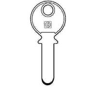 CHIAVE PUNZONATA KABA KA2 SILCA OTTONE NICHELATO PZ 2