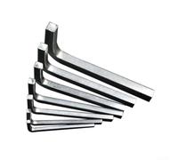 Chiave quadrata a forma di L per un fissaggio sicuro di viti quadrate con materiale in acciaio al cromo vanadio e design a 4 punti, lunghezza 310 mm, utensile portatile (7 mm)