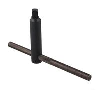 Chiave quadrata in acciaio al carbonio per tornio con impugnatura a T, finitura in ossido nero, per fresatrice e router CNC, impugnatura antiscivolo (8/10/12/14/17 mm) (12 x 12)