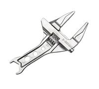 Chiave Regolabile A Ganascia Larga - Attrezzo Multiuso In Lega Di Alluminio Da 6-75 Mm, Cricchetto E Chave A Doppia Coda | Chiave Di Precisione Ad Apertura Grande Per Rubinetto Da Bagno Per Cucina Do