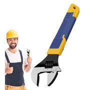 Chiave regolabile a ganascia larga, chiave regolabile - Chiave regolabile e larga - Grande strumento di caldaia da bagno con impugnature scorrevoli per la manutenzione della moto