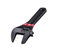 Chiave regolabile a manico corto con ganascia larga progettata per grandi elementi di fissaggio in idraulica, manutenzione del bagno e applicazioni di riparazione domestica (20,3 cm)