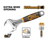 Chiave regolabile a rullino da 150 200 250 300 mm Impugnatura Soft Touck INGCO