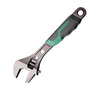 Chiave regolabile antiscivolo, antiruggine, multiuso, antiscivolo, antiscivolo, strumento manuale portatile con gradazioni resistenti all'usura, per idraulici, auto, fai da te, costruzione,