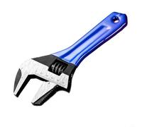 Chiave regolabile con ampia apertura a ganascia per dadi e bulloni grandi, per lavori di riparazione idraulica e casa, design compatto e leggero (20,3 cm)