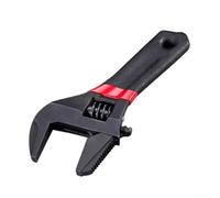 Chiave regolabile con manico corto con apertura a ganascia oversize realizzata per grandi elementi di fissaggio, strumento perfetto per impianti idraulici, sanitari e lavori automobilistici (15,2 cm)