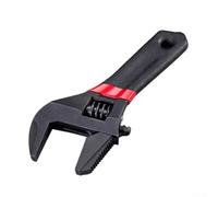 Chiave regolabile da 6/8" con manico compatto e ganascia oversize per idraulica, bagno e lavori automobilistici, per spazi ristretti e dadi grandi (15,2 cm)